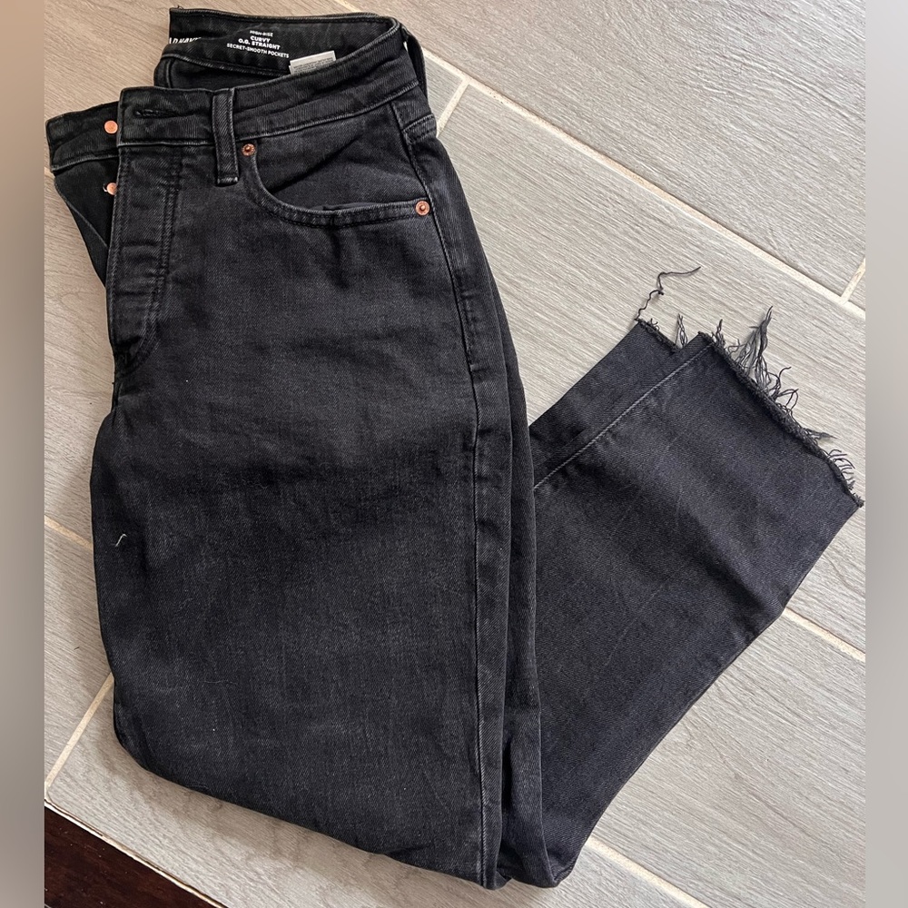 Old Navy Charcoal High-Rise Jeans